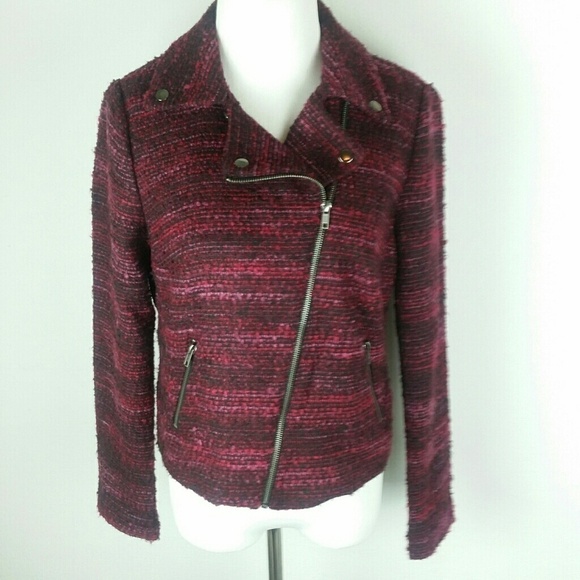 DANA BUCHMAN l NEW Asymmetrical Zippered Blazer - Picture 1 of 6